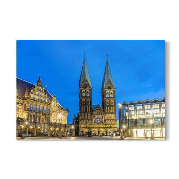 Galerie-Print "Bremen bei Nacht" 30x20 cm artboxONE