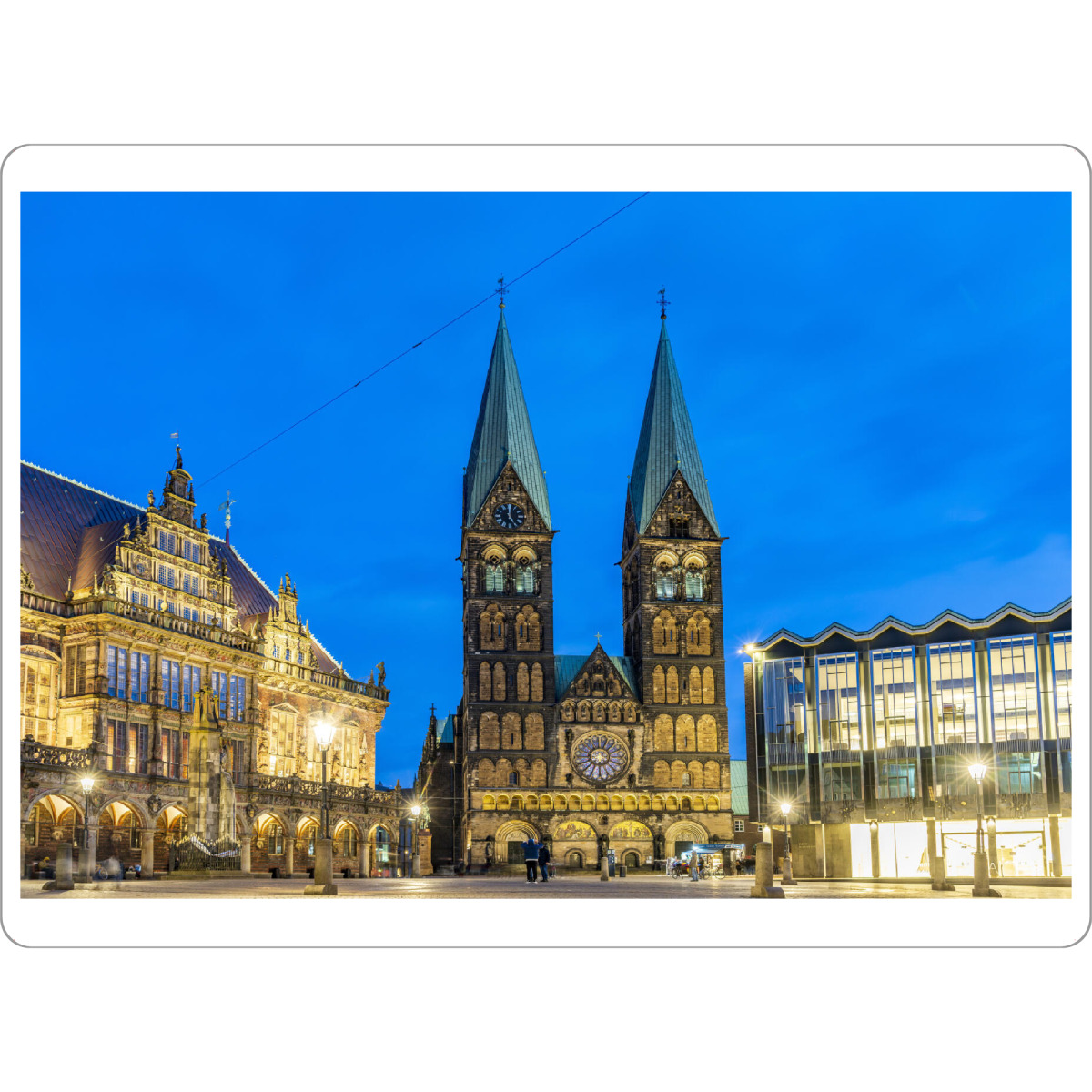 Tischset "Bremen bei Nacht" artboxONE - Städte,Architektur