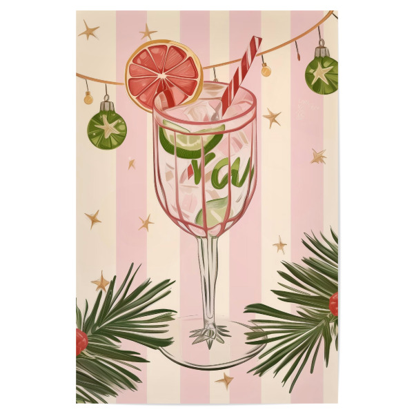 Poster 30x20 cm "Festival-Cocktailkunst" artboxONE - Essen & Trinken,Weihnachten,Essen & Trinken / Alkohol,Festivals
