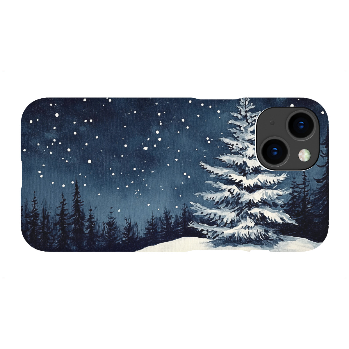 iPhone "Mitternachtswinter" Premium-Case Handyhülle artboxONE