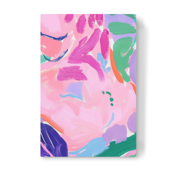 Leinwandbild "Pastel Pinselstriche Poesie" artboxONE - Für Kinder,Abstrakt