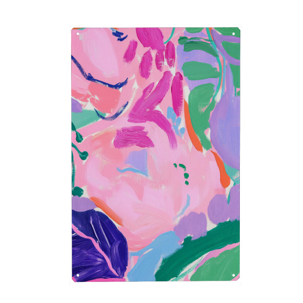 Holzbild "Pastel Pinselstriche Poesie" artboxONE - Für Kinder,Abstrakt