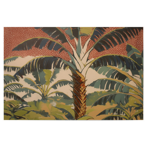 Poster "Pastell Palmen Landschaft" artboxONE - Natur,Floral,Abstrakt