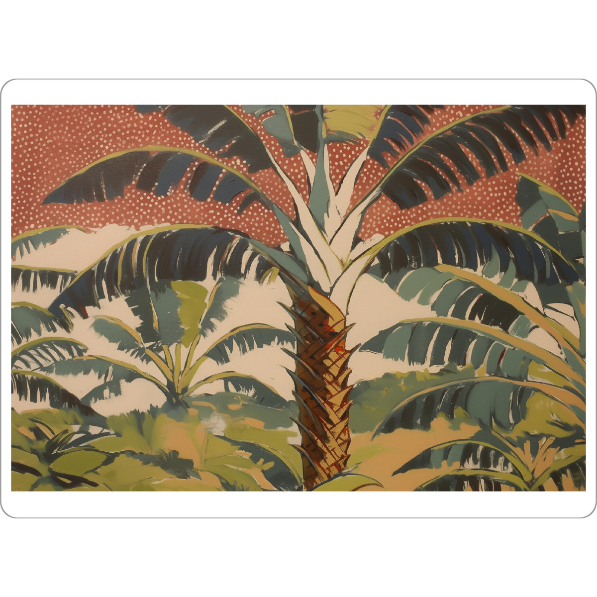 Tischset "Pastell Palmen Landschaft" artboxONE - Natur,Floral,Abstrakt