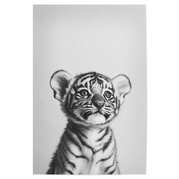 Poster 30x20 cm "Sam Niedlicher Babytiger" artboxONE - Natur,Tiere,Lustig