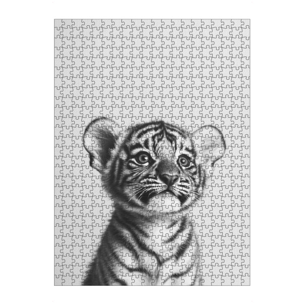 Puzzle Ravensburger "Sam Niedlicher Babytiger" artboxONE - Natur,Tiere,Lustig