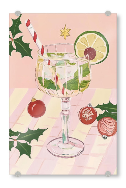 Acrylglasbild "Weihnachtsfestgetränk" artboxONE - Essen & Trinken,Weihnachten,Essen & Trinken / Alkohol,Festivals