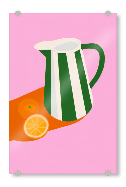 Acrylglasbild "Frische Limonaden Farben" artboxONE - Natur,Essen & Trinken,Essen & Trinken / Obst & Gemüse