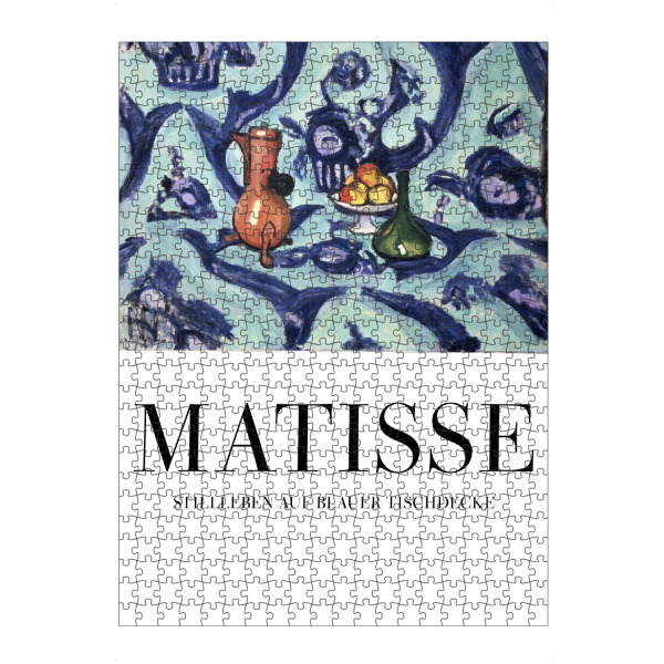 Puzzle Ravensburger "H. Matisse - blaue Tischdecke" artboxONE - Essen & Trinken,Essen & Trinken / Alkohol
