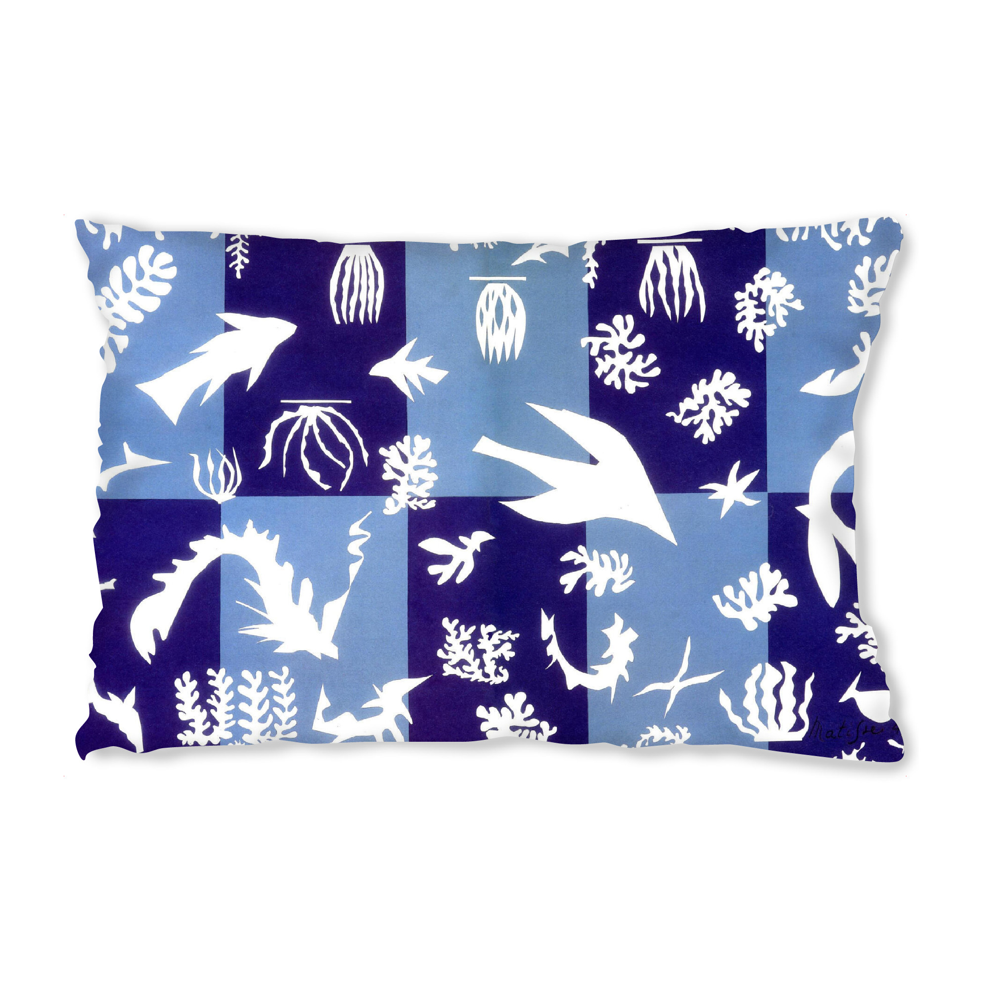 Design-Kissen "Matisse - Polynesien, Himmel" artboxONE - Natur,Abstrakt - Polynesien,Himmel,Vögel,Abstrakt,Kunst,Malerei,Gemälde,Henri,Matisse