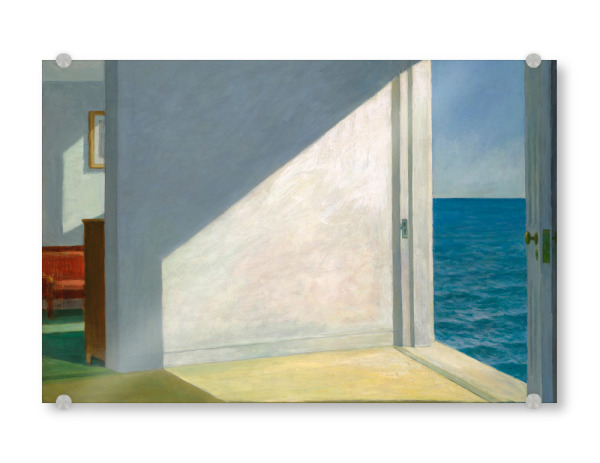 Acrylglasbild "Zimmer mit Meerblick - E. Hopper" artboxONE - Natur,Reise,Reise / Strand und Meer