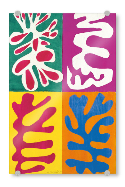 Acrylglasbild "Le Panneau au masque - Matisse" artboxONE - Abstrakt