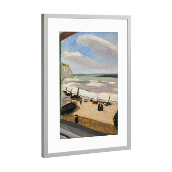 Poster mit Rahmen Silber "Offenes Fenster zum Meer" artboxONE - Natur,Reise,Reise / Strand und Meer