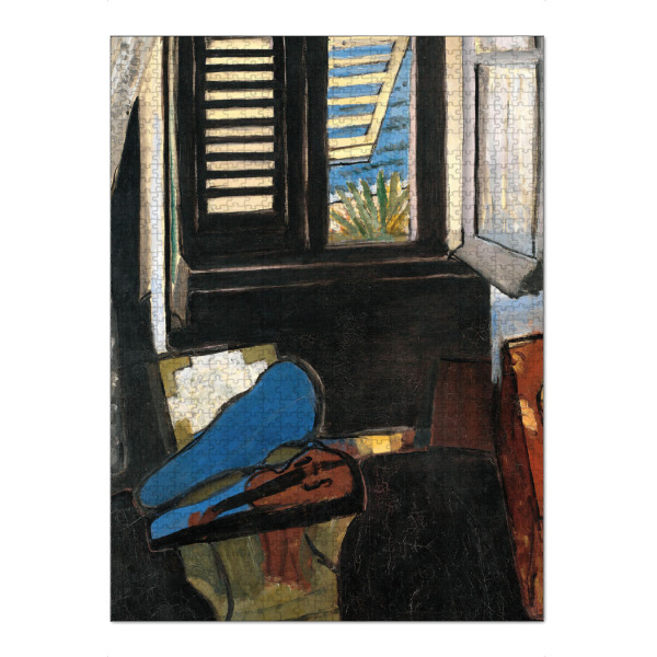 Puzzle Ravensburger "Interieur mit Violine - Matisse" artboxONE - Menschen,Musik - Violine,Kunst,Malerei,Gemälde,Henri,Matisse,Zimmer,Geige
