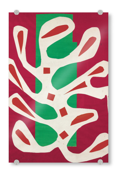 Acrylglasbild "Abstrakt von Henri Matisse" artboxONE - Abstrakt,Unterwasser - Henri,Matisse,Kunst,Malerei,Gemälde,Abstrakt,Floral,Koralle,Bunt