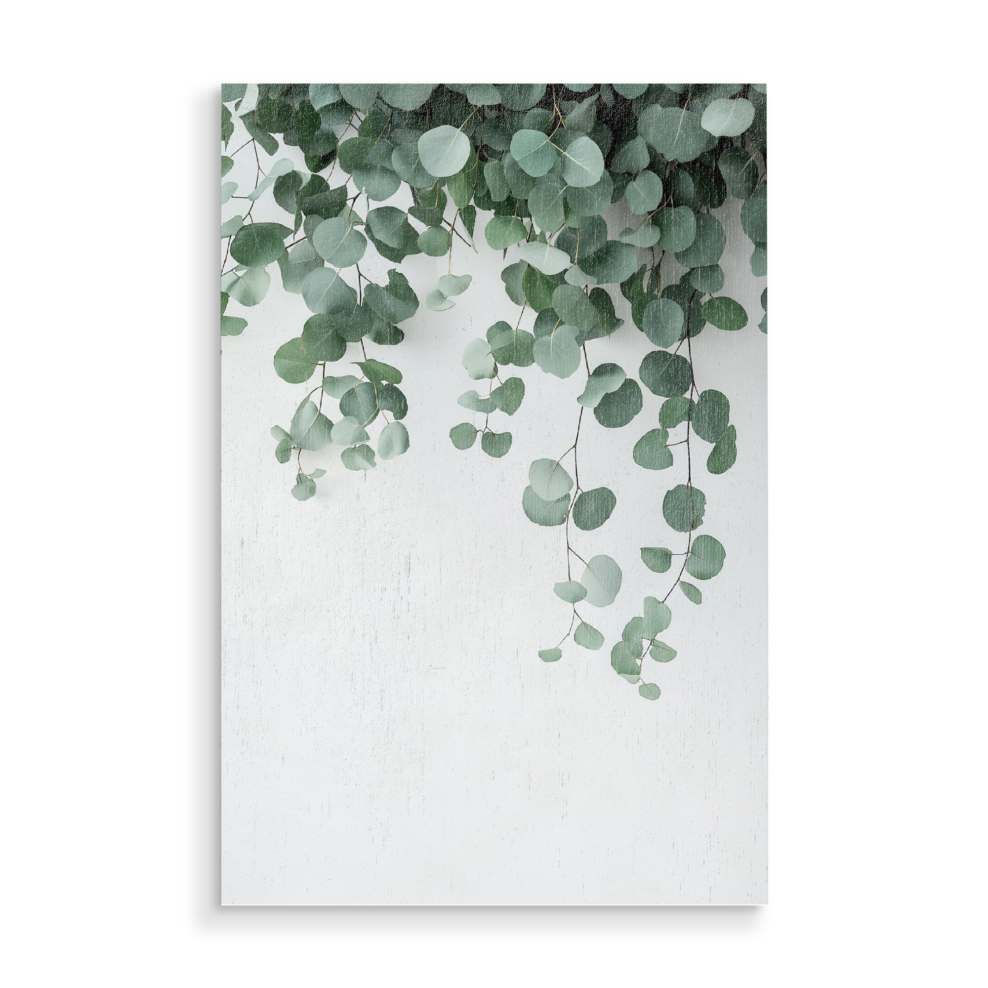 Holzbild "Eucalyptus Pflanze" artboxONE - Natur,Floral - Ki,Ai,Floral,Pflanzen,Natur,Eucalyptus
