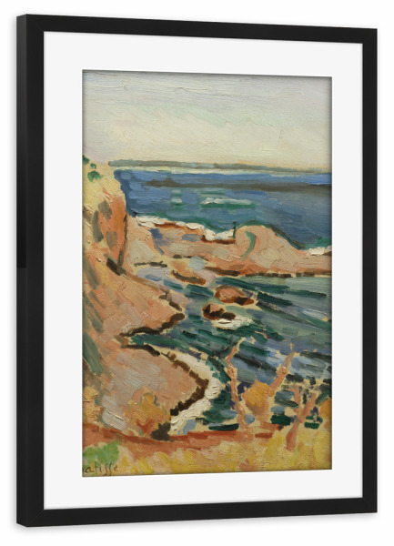 Poster mit Rahmen schwarz "La Moulade" artboxONE - Natur,Reise,Reise / Strand und Meer