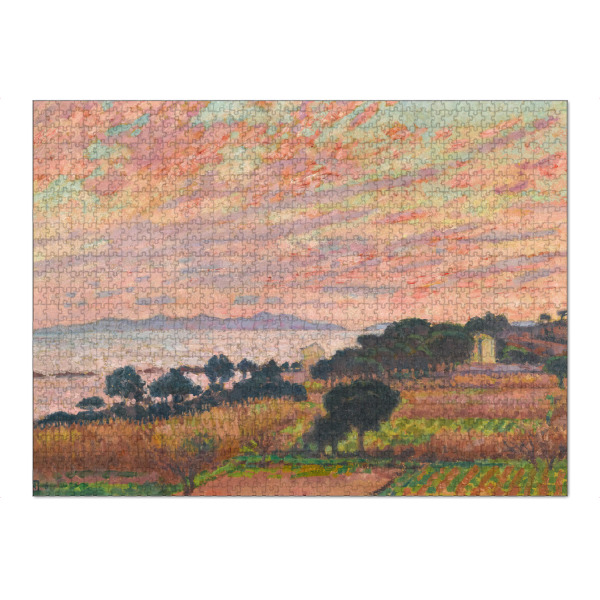 Puzzle Ravensburger "Die Bucht bei Sonnenuntergang" artboxONE - Natur,Reise