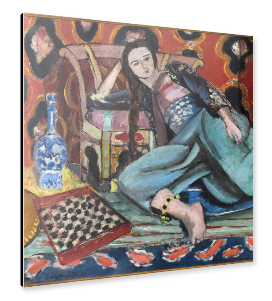 Alu-Dibond "Odalisque au fauteuil" 30x30 cm artboxONE