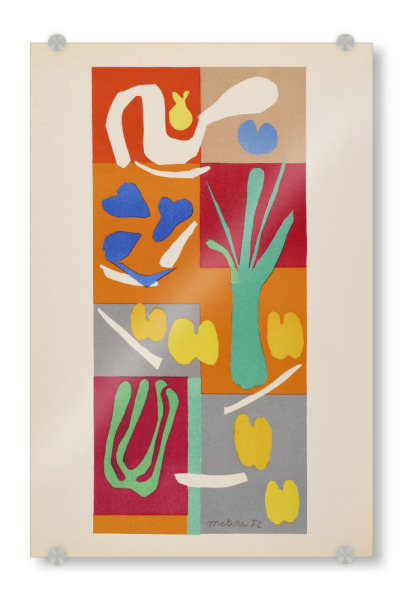 Acrylglasbild "Pflanzen - Henri Matisse" artboxONE - Floral,Abstrakt,Geometrie