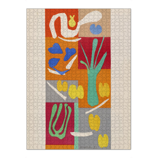 Puzzle Ravensburger "Pflanzen - Henri Matisse" artboxONE - Floral,Abstrakt,Geometrie