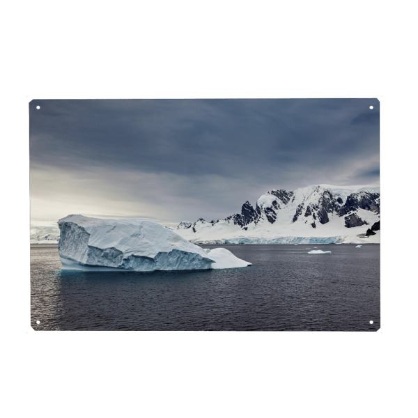 Holzbild "Der Eisberg" artboxONE - Natur,Reise - Antarktis,Südpol,Eisberg,Eis,Schnee,Kalt,Packeis,Arktis,Südpolarmeer,Natur,Landschaft,Winter