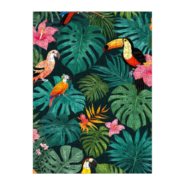 Puzzle Ravensburger "Tropical Paradise Jungle Pattern" artboxONE - Floral,Tiere