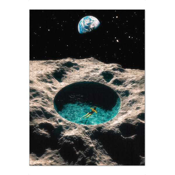 Puzzle Ravensburger "Kraterteich" artboxONE - Reise,Comic,Menschen,Galaxy