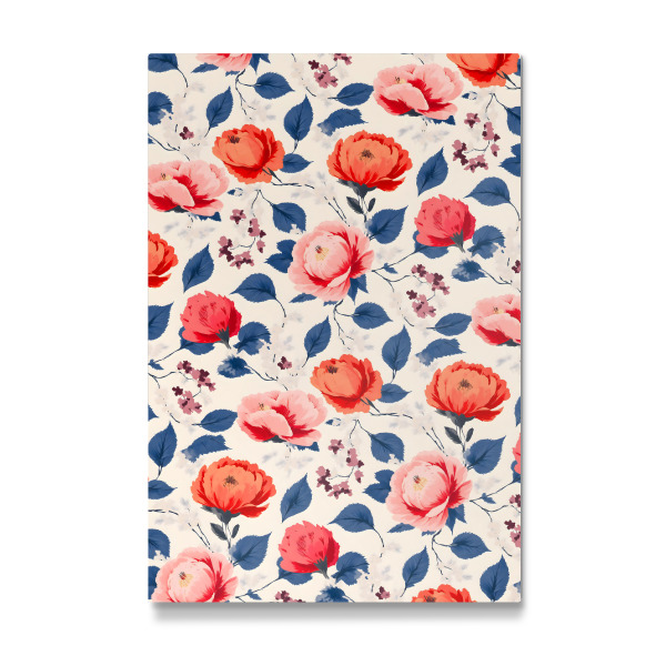 Galerie-Print "Purpurrote und korallenrote Blume" 30x20 cm artboxONE