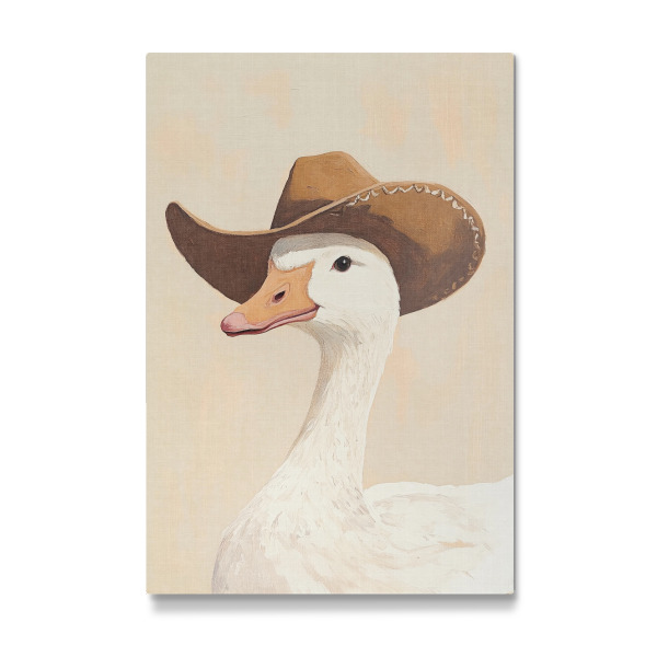 Galerie-Print "Cowboy-Ente" 30x20 cm artboxONE