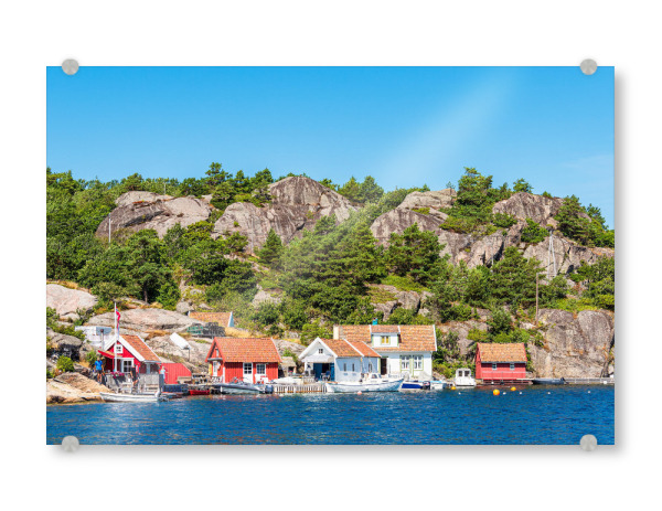 Acrylglasbild "Insel Kapelløya" artboxONE - Natur,Reise,Architektur,Reise / Strand und Meer,Reise / Länder