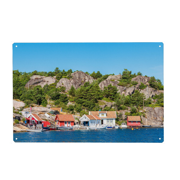 Holzbild "Insel Kapelløya" artboxONE - Natur,Reise,Architektur,Reise / Strand und Meer,Reise / Länder