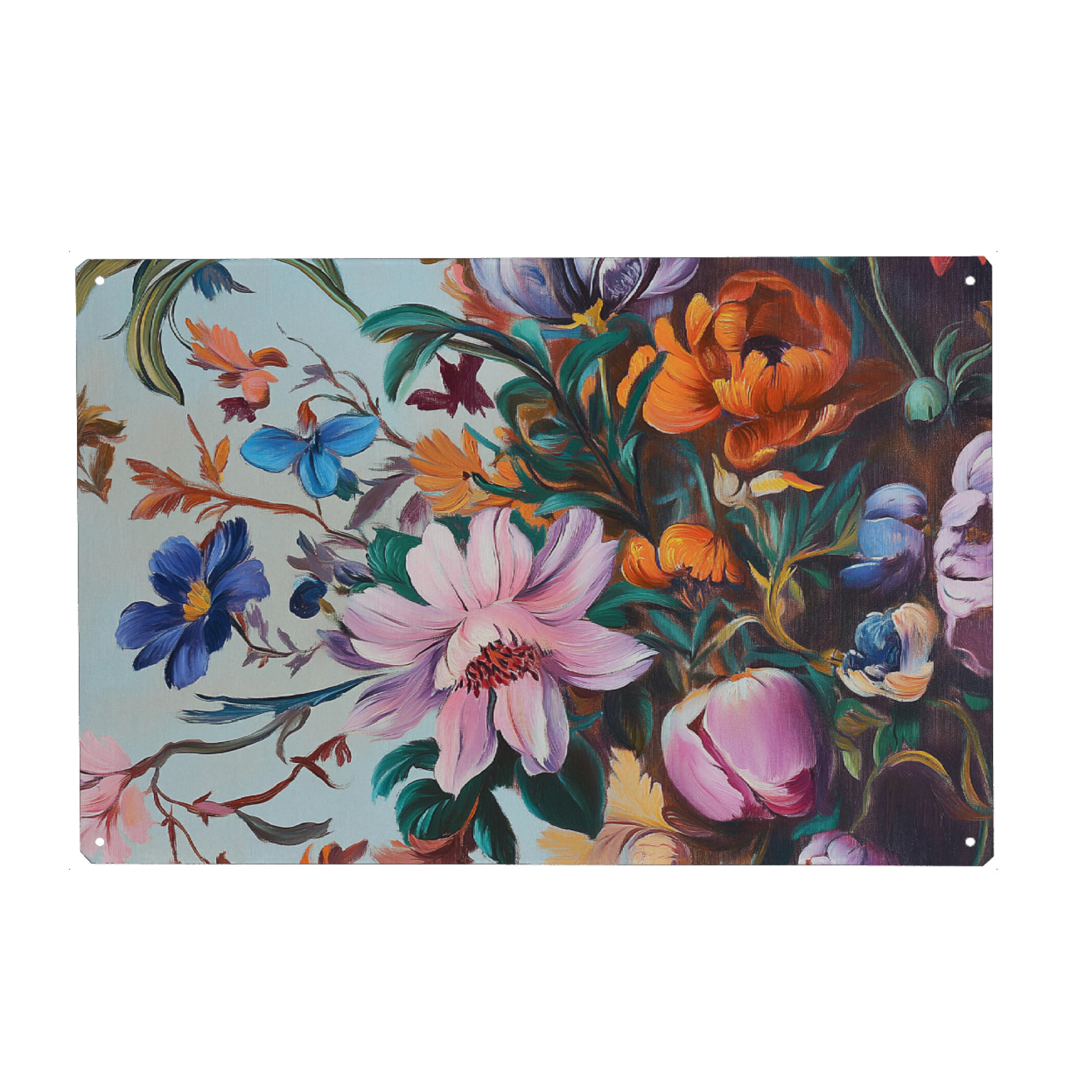 Holzbild "Blütenpracht Romantik" artboxONE - Natur,Floral,Abstrakt