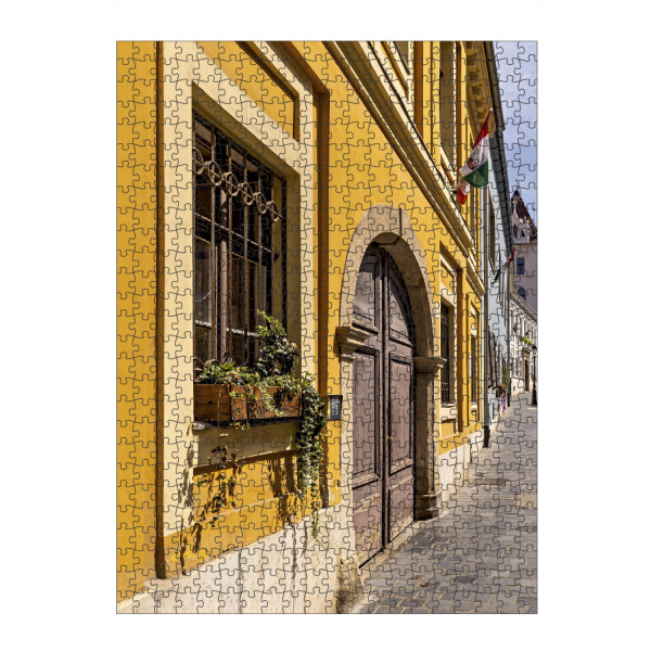 Puzzle Ravensburger "Burgviertel von Budapest" artboxONE - Architektur - Budapest,Altstadt,Burgviertel,Tür,Tor,Architektur - Bild budapest