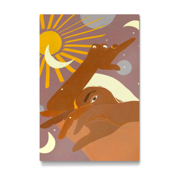 Galerie-Print "Der Mond tanzt mit mir" 75x50 cm artboxONE