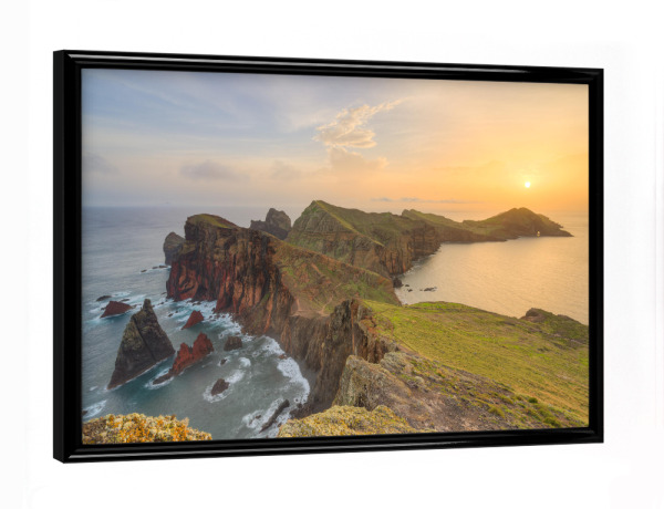 Poster mit schwarzem Rahmen "Madeira Ponta de São Lourenço" artboxONE - Natur,Reise,Reise / Länder