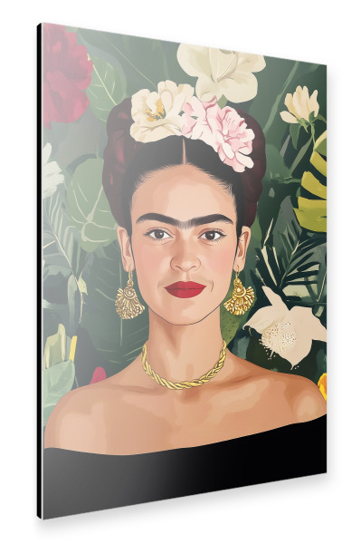 Alu-Dibond "Frida Kunst der Weiblichkeit" 30x20 cm artboxONE