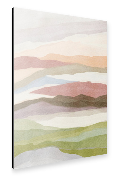 Alu-Dibond "Abstract landscape" 75x50 cm artboxONE