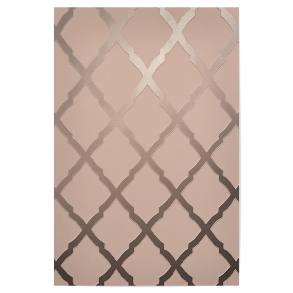 Poster 30x20 cm "Roségoldene Textur Eleganz" artboxONE - Abstrakt,Geometrie,Marmor