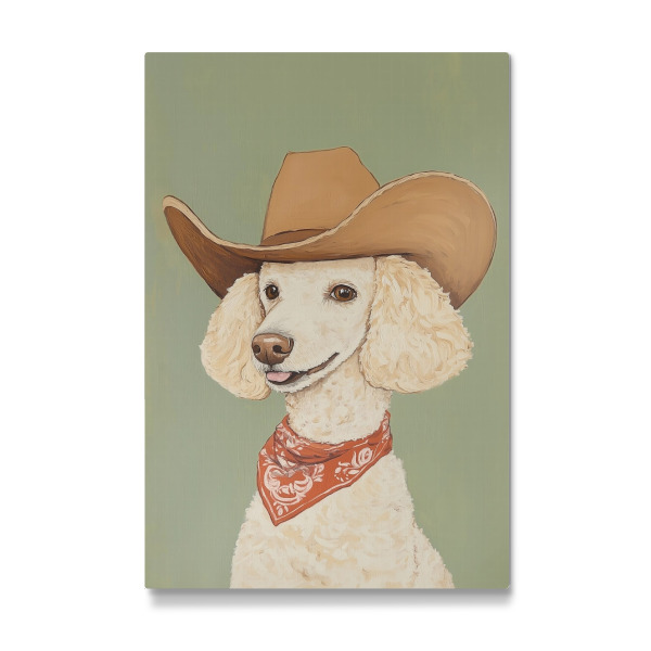 Galerie-Print "Cowboypudel" 30x20 cm artboxONE