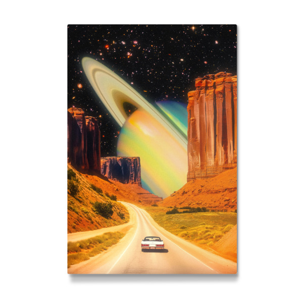 Galerie-Print "Road Trip to the Rings of Infinity" 75x50 cm artboxONE
