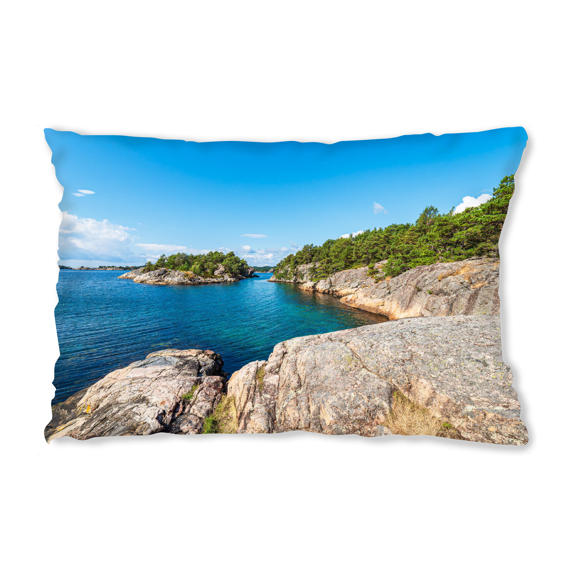 Design-Kissen "Riveneset Landschaft" artboxONE - Natur,Reise,Reise / Strand und Meer,Reise / Länder