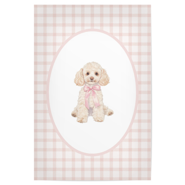 Poster "Pudel" artboxONE - Für Kinder,Tiere,Für Mama