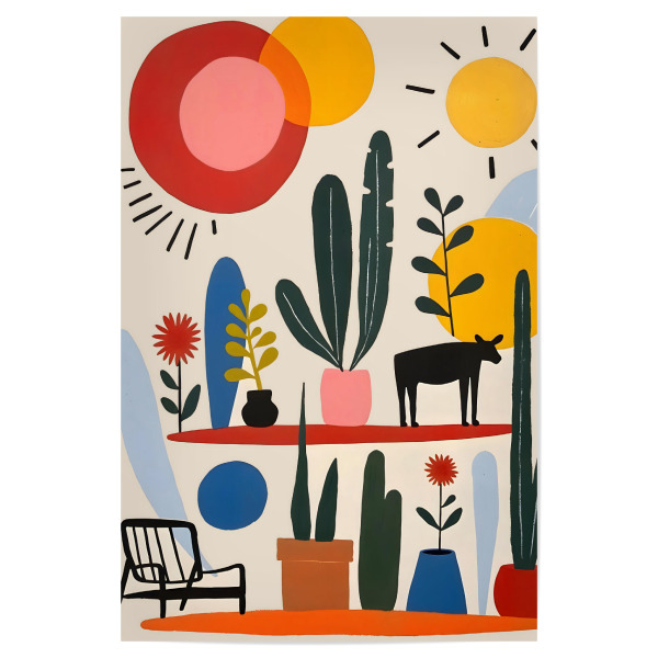 Poster "Shelfie" artboxONE - Floral,Tiere,Abstrakt