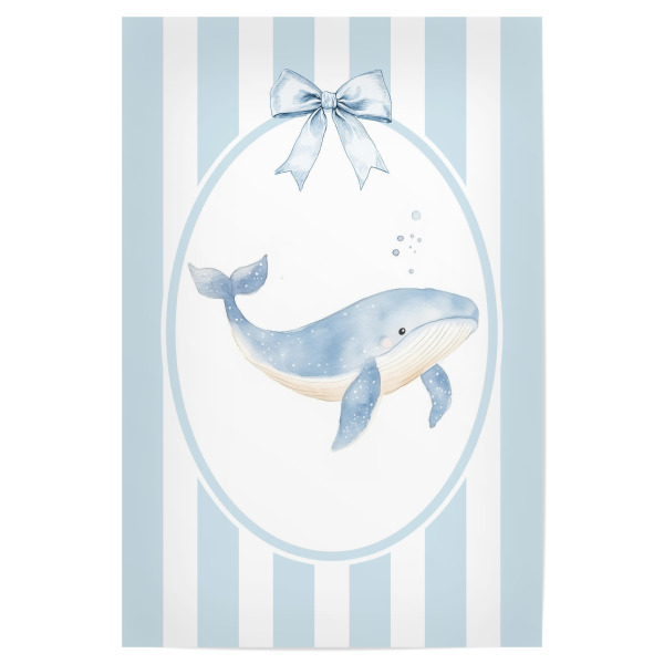 Poster "Große Blauwal-Kunst" artboxONE - Für Kinder,Tiere,Für Mama