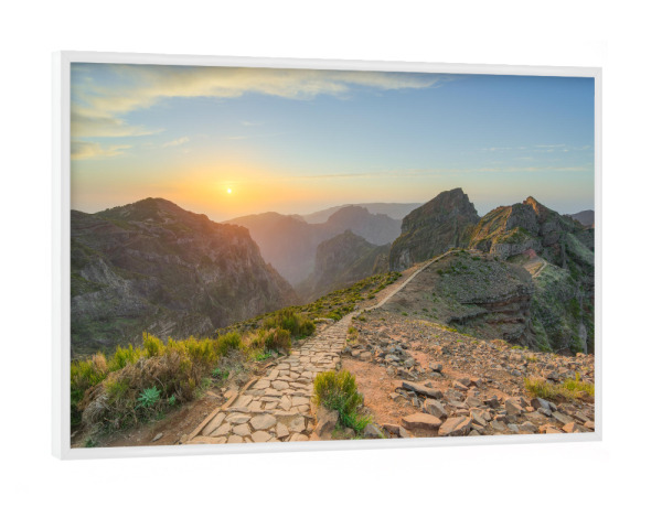 Poster mit weißem Rahmen "Pico do Arieiro auf Madeira" artboxONE - Natur,Reise,Reise / Länder