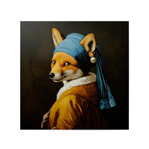 The fox with the pearl earring