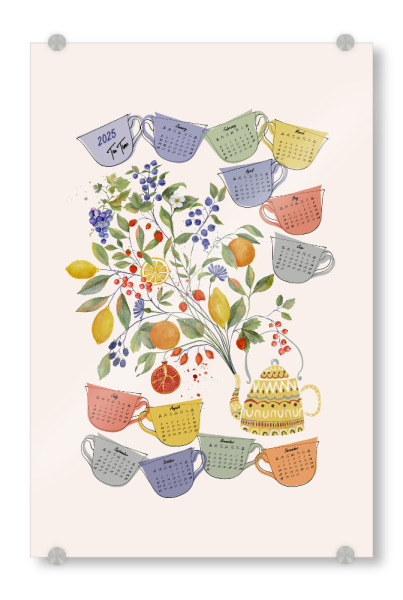 Acrylglasbild "Teezeit" artboxONE - Essen & Trinken