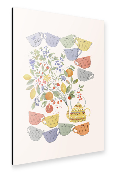 Alu-Dibond "Teezeit" 30x20 cm artboxONE