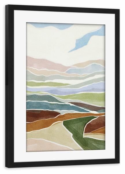 Poster mit Rahmen schwarz "All colors of nature" artboxONE - Natur,Reise,Abstrakt